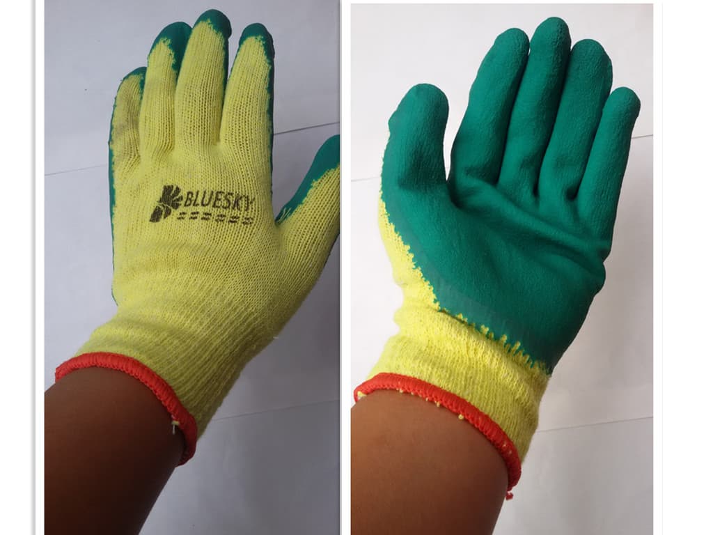 latex coated gloves latex cotton gloves